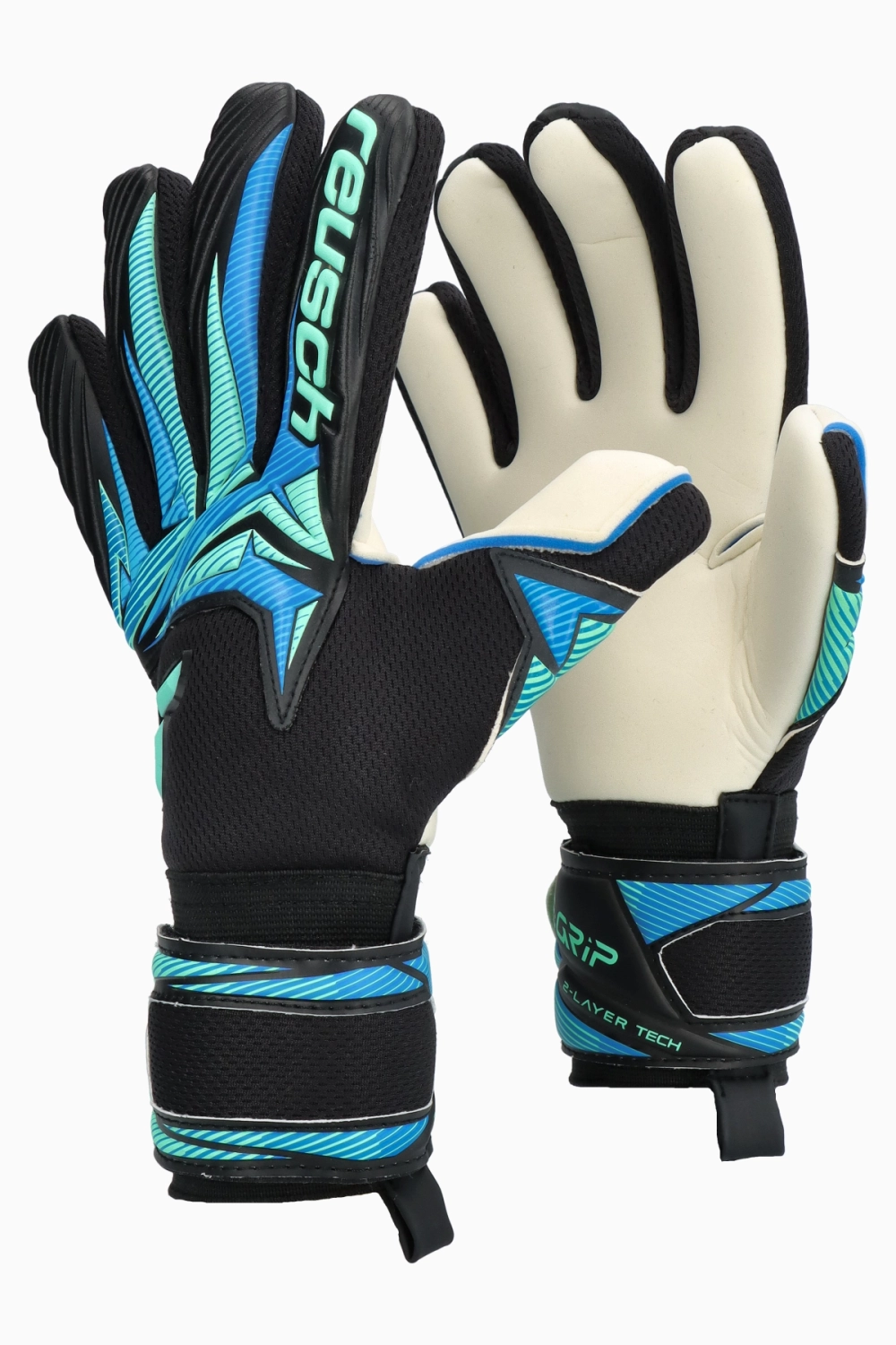 Вратарские перчатки Reusch Attrakt RE:GRIP NC - черный