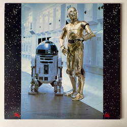 Винтажная виниловая пластинка LP The Story Of Star Wars The London Symphony Orchestra (Japan 1978) (Obi) (Персказ Фильмов На Японском Языке)