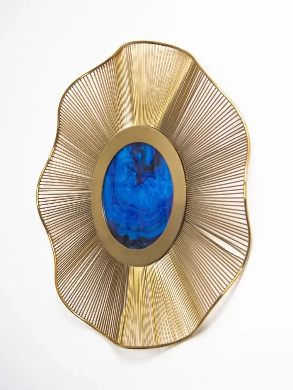 Металлический декор "Голубая планета"