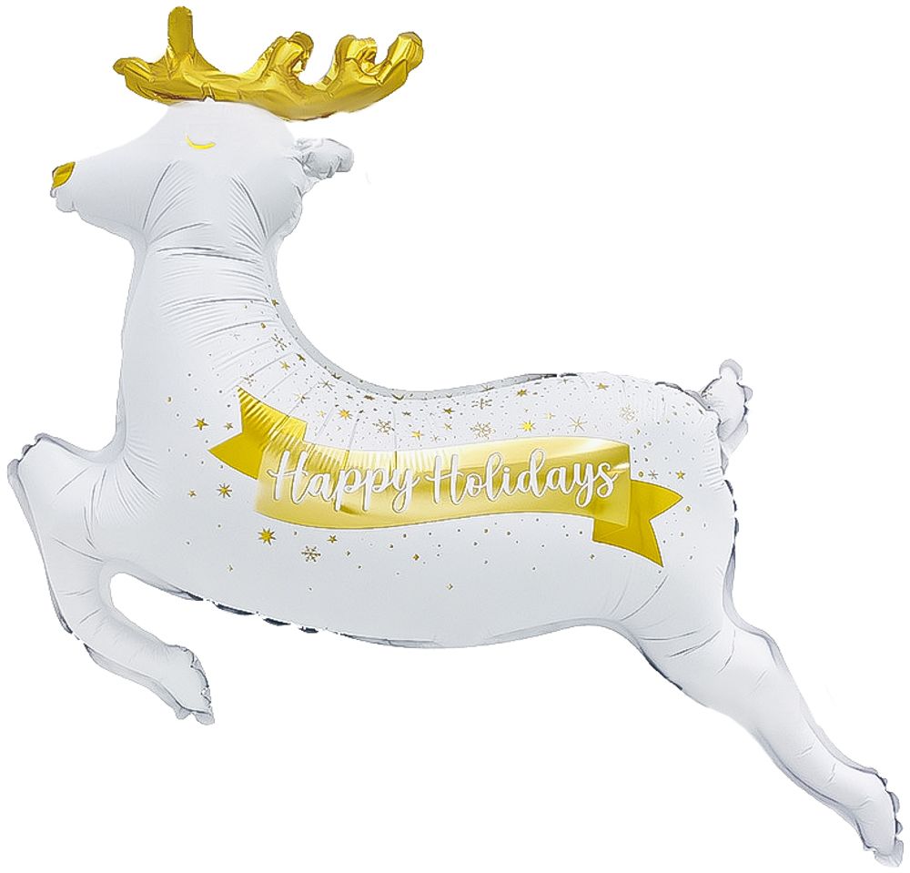 Шар (45&#39;&#39;/114 см) Фигура, Новогодний олень, 1 шт.