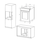 Шкаф духовой электрический MAUNFELD EOEM516W