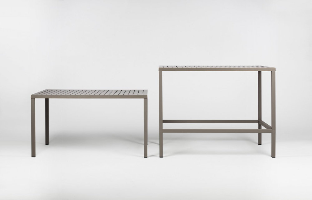 Стол пластиковый обеденный Nardi Cube 140x80, тортора