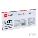 Светильник аварийного освещения EXIT-100 одностор, без пиктограммы LED EKF Basic