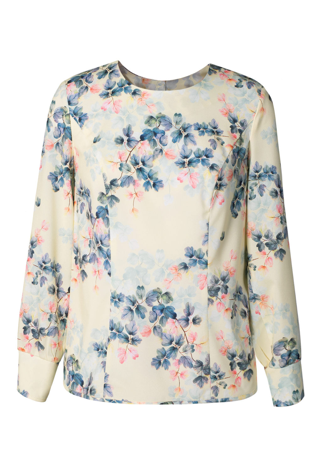 Блузка женская 2328ЮП, Цветы #176Цг092328ЮП