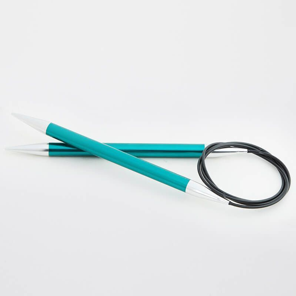 Спицы круговые Zing, 8мм/80см, KnitPro,(47136)