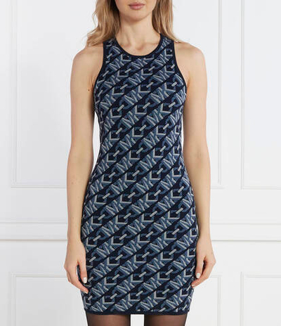 Платье MK DOT EMPR LOGO DRS Michael Kors - темно-синий(MH381SL9Z6)