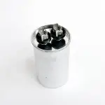 Пусковой конденсатор CBB65 20 мкФ+/-5% 440 цилиндрический, в металлическом корпусе с клеммами