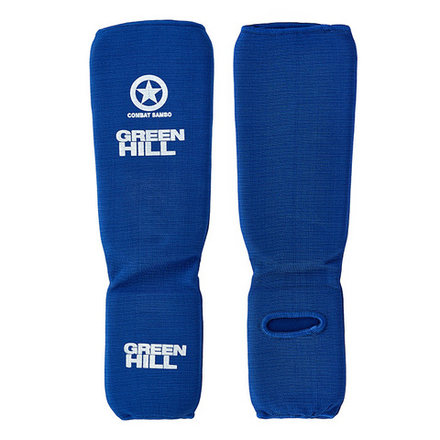 SIC-6131cs Защита голень-стопа COMBAT SAMBO синяя