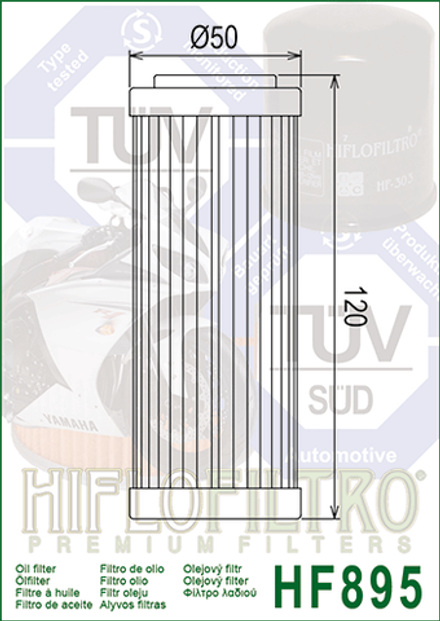 Фильтр масляный Hiflo Filtro HF895