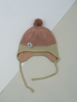 Шапка вязаная хлопковая (Кофейный хлопок) БОН-БОН