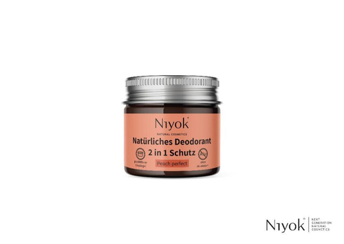 Дезодорант 2-в-1, защита персикового цвета, идеальный Niyok, 40 мл