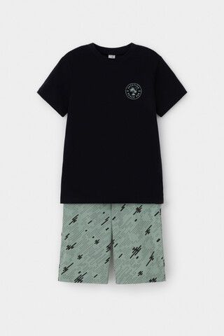 пижама  для мальчика  К 1528/черный,эвкалипт быстрее ветра