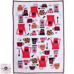 Полотенце кухонное «Kitchen - Кофе» 40*57 см, микрофибра 200 гр/м2