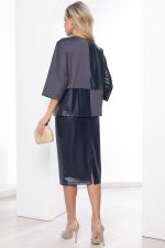 Джемпер комбинированный (синий) Б8820 LT Collection