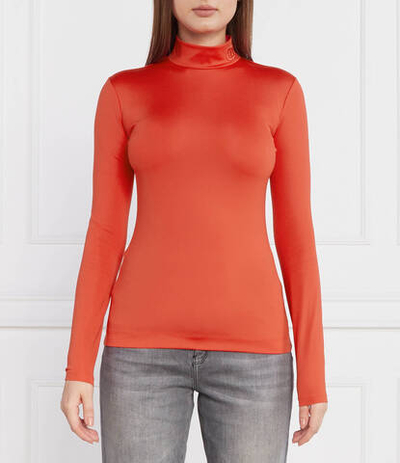 Гольф stretch lslv Karl Lagerfeld - оранжевый(235W1712)