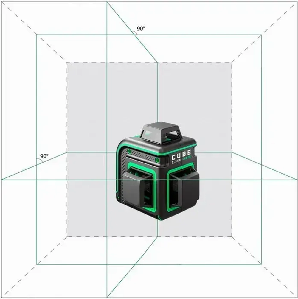 Лазерный уровень ADA Cube 3-360 Green Ultimate Edition