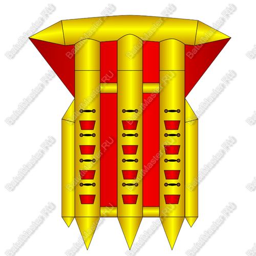 Тройной водный банан, мест для посадки 12, без усиления