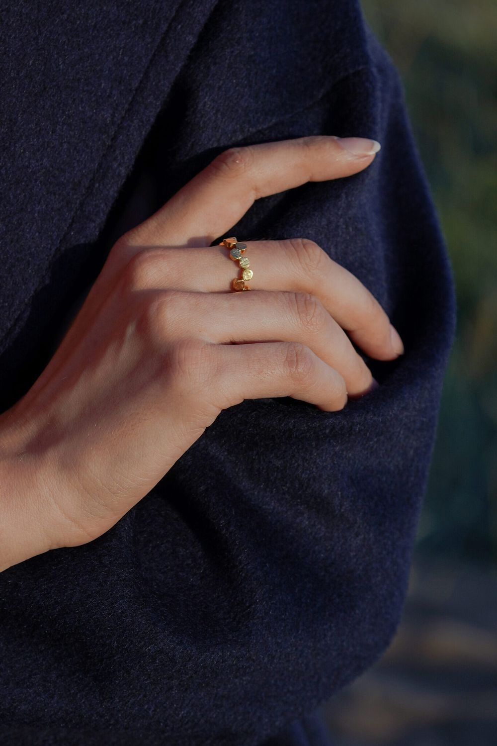 Кольцо Конфетти Мини, позолота