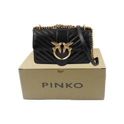 Сумка Pinko Shoulder Messenger Bag Mini Black Gold, 1P22JU-Y7SQ-Z99Q