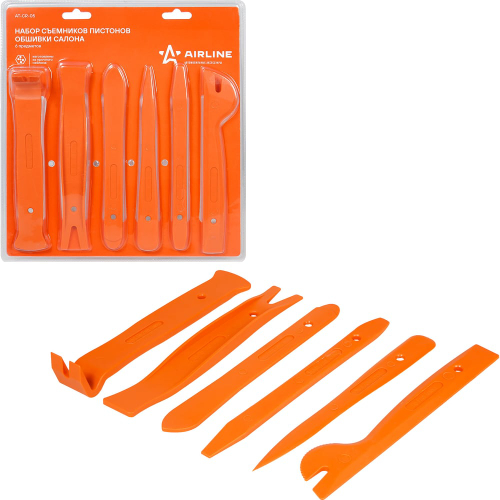 Съемники пистонов обшивки салона 6пр. блистер AT-CR-05 AIRLINE