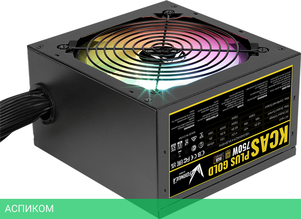 Блок питания Formula V Line KCAS Plus Gold RGB 750W