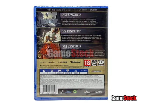 PS4 Dishonored Complete Collection (Новый, Английская версия)