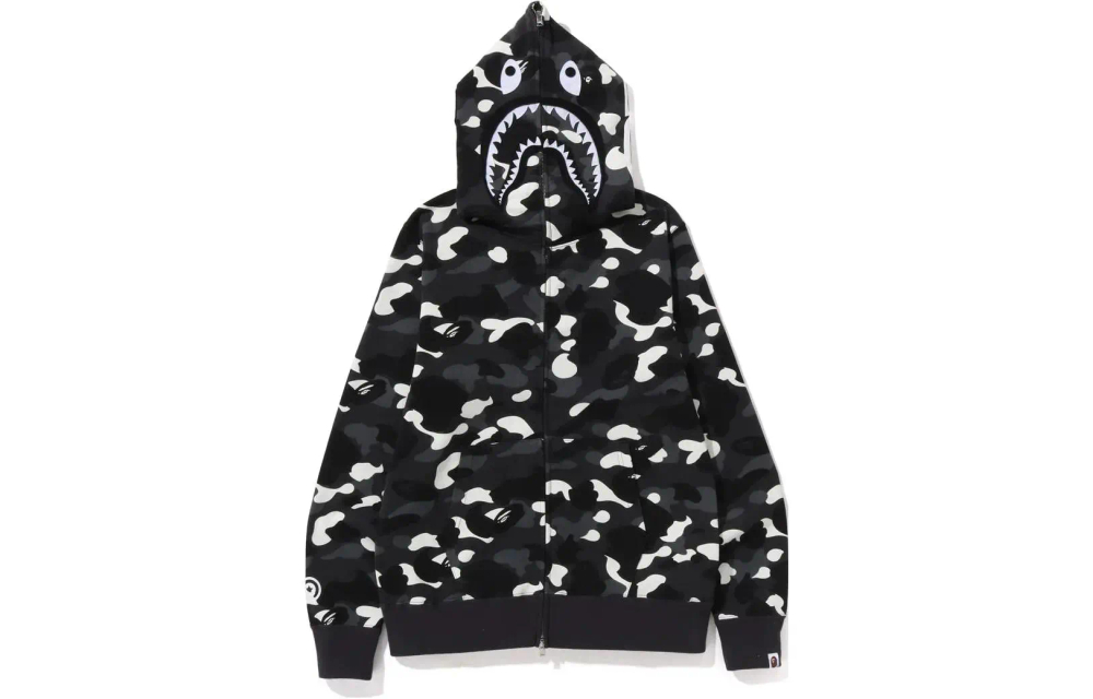 A Bathing Ape City Camo Shark Full Zip Худи Ss23