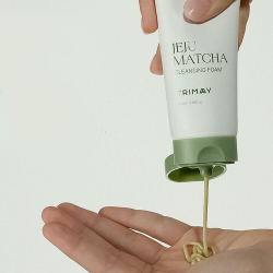 Trimay Jeju Matcha Low pH Cleansing Foam  пенка для умывания с чаем матча для проблемной и чувствительной кожи