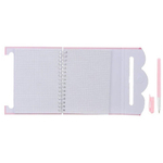 Блокнот детский Basir, с ручкой, на липучке, формат А6, серия "Дино", переплет 7БЦ, 15*13 см, 48 листов, ассорти