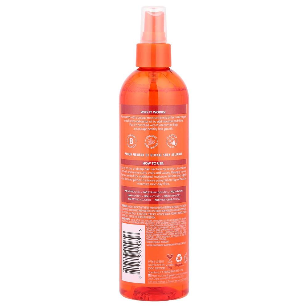Cantu, Масло ши для натуральных волос, Comeback Curl, Revitalizer для завивки на следующий день, 12 жидких унций (355 мл)