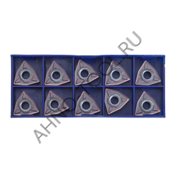 Пластина твердосплавная ISO WNMG080408-MMA APM20B AHNO по жаропроч. и нерж.стали, получистовая