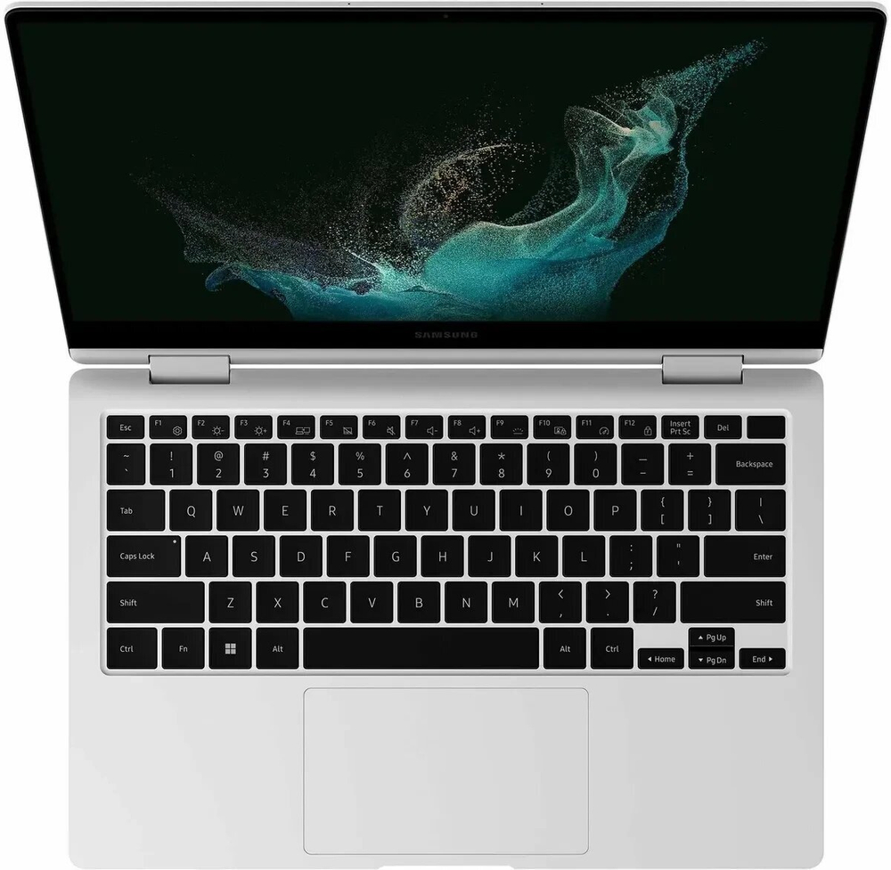 Ноутбук Samsung Galaxy Book2 Pro 360, 15 (i7-1260p/16gb/1Tb/15.6"/1920х1080 AMOLED/Win 11 Home) Silver NP950QED-KB1
