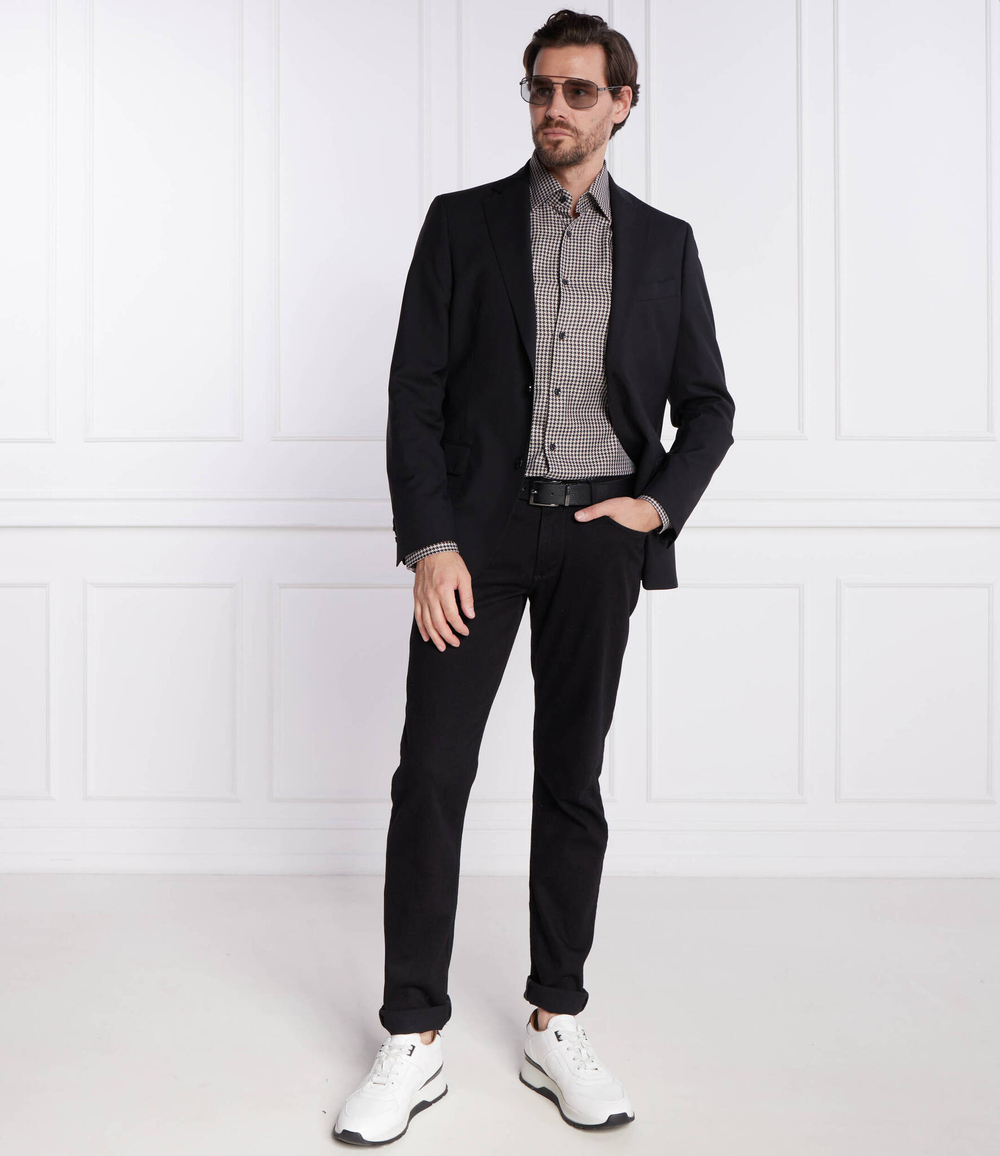 Рубашка H-HANK-kent-C1 BOSS BLACK - бежевый(50496733)