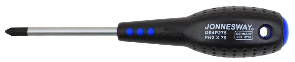 D04P275 Отвертка стержневая крестовая FULL STAR, PH2х75 мм