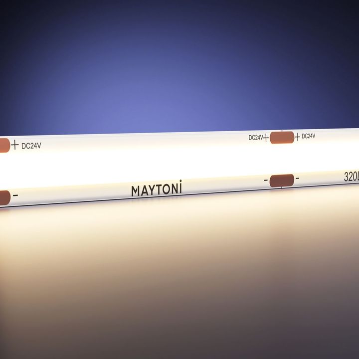 Светодиодная лента Maytoni 8W/m 320LED/m COB теплый белый 5M 201071
