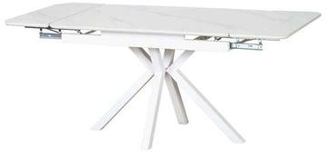 стол OCTARIN 120 White Stone Matt / Опора Белая