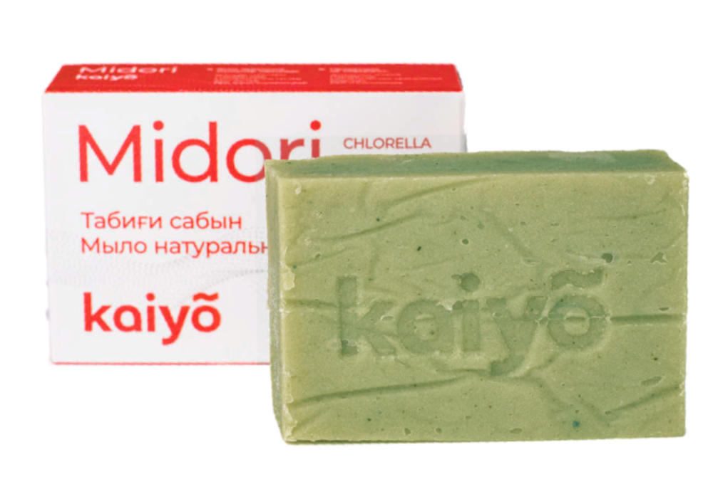 Kaiyo Midori мыло натуральное 110г (цена уже со скидкой-50%) срок до апреля