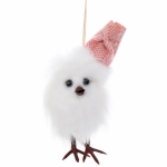 Подвеска «Новогодняя совушка» 12 см, Розовый (микс дизайнов)