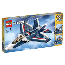 LEGO Creator: Синий реактивный самолет 31039 — Blue Power Jet — Лего Креатор