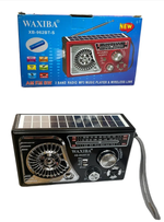 Радиоприемник с MP3 плеером+Solar panel Waxiba XB-962BT-S