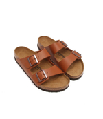 Кожаные шлепанцы arizona Birkenstock - коричневый(1019019)