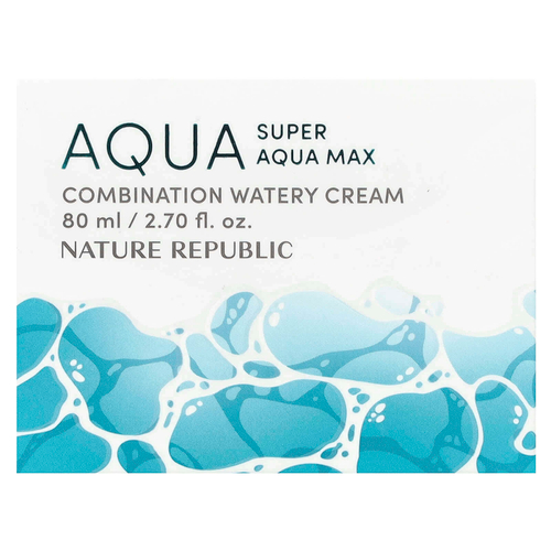 Nature Republic, Super Aqua Max, комбинированный водянистый крем, 80 мл (2,7 жидк. унц.)