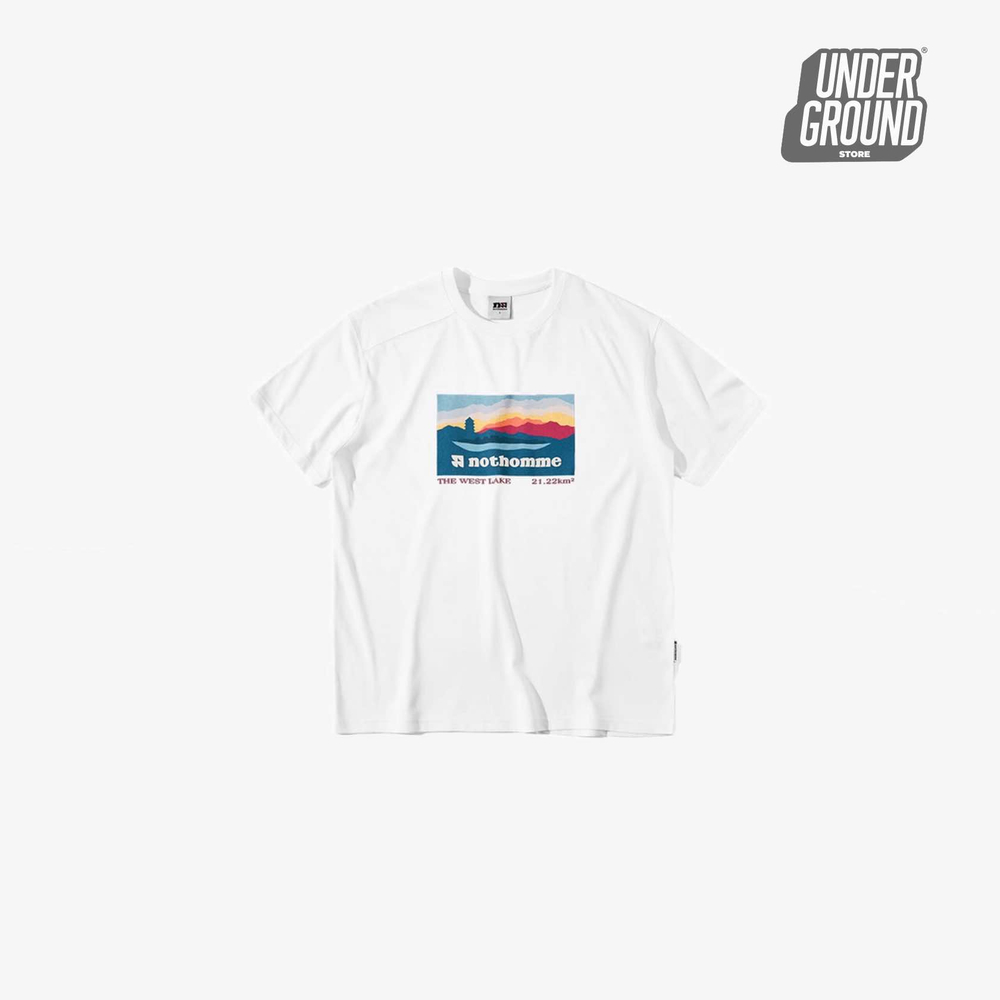Футболка Nothomme Monterest West Lake белый