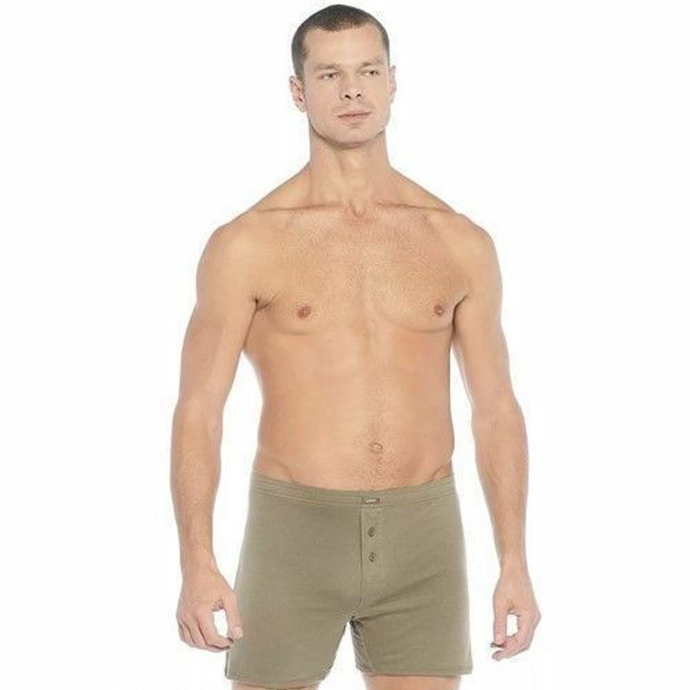 Мужские трусы-шорты зеленые Lowry MSH-305