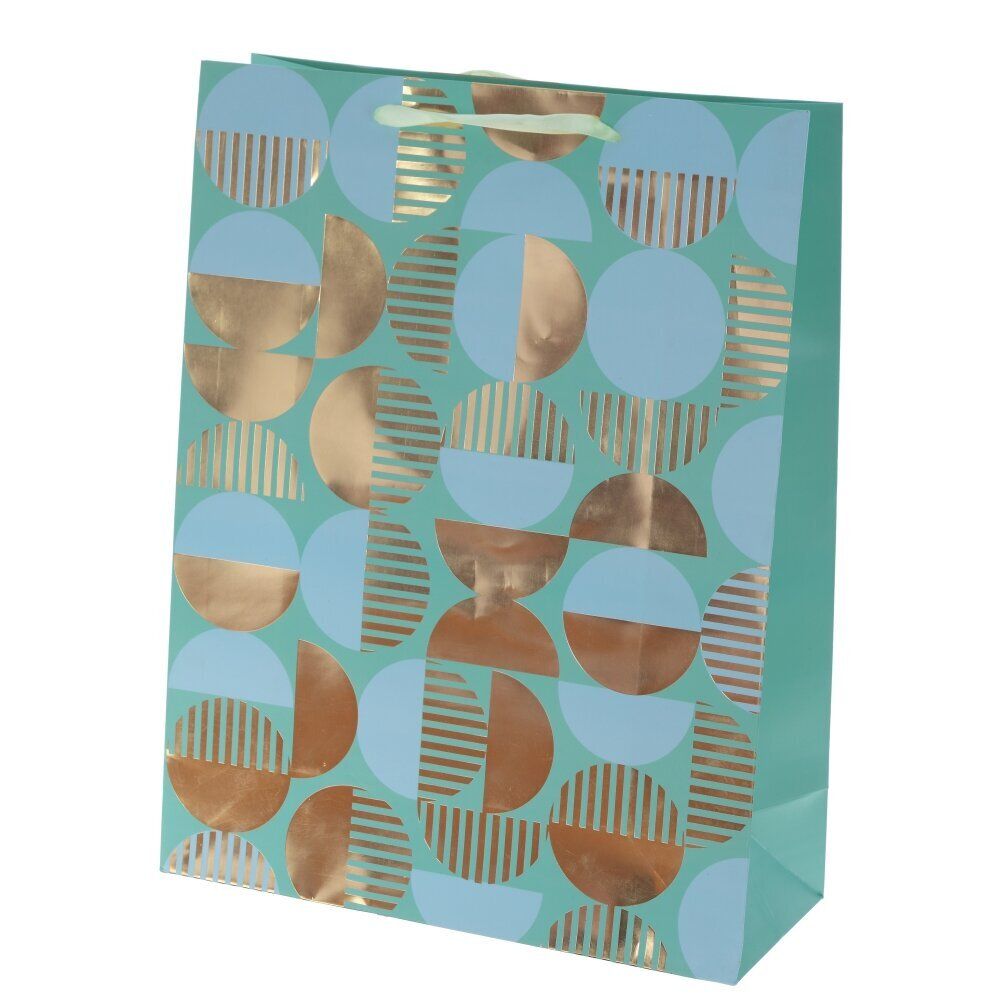 GAEM Пакет подарочный L (бумага 210г/м2, блок микс 12шт), L30 W12 H39 см, 4в.