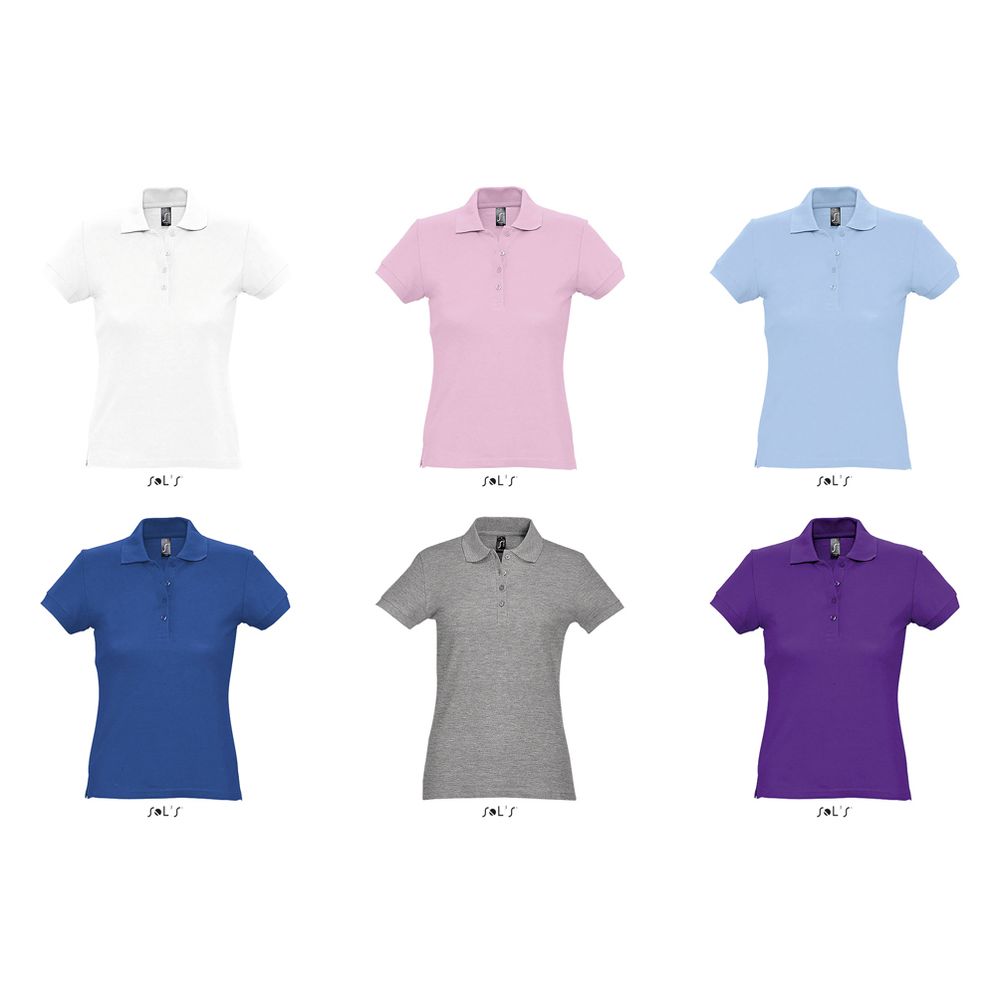 Рубашка поло женская Passion Голубой  M