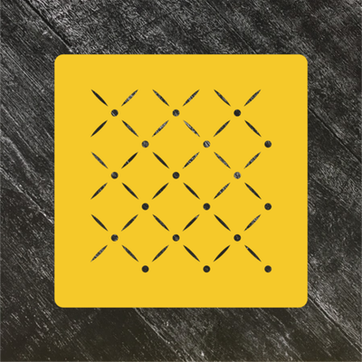 Трафарет-фон №14 Узор с точками