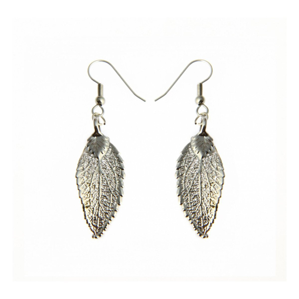 Серьги листья Ester Bijoux Вишня LF31C-S BW