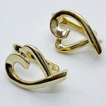 Ювелирные швензы с позолотой, размер 20*13 мм, цена за пару