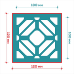 Клеевой трафарет 010